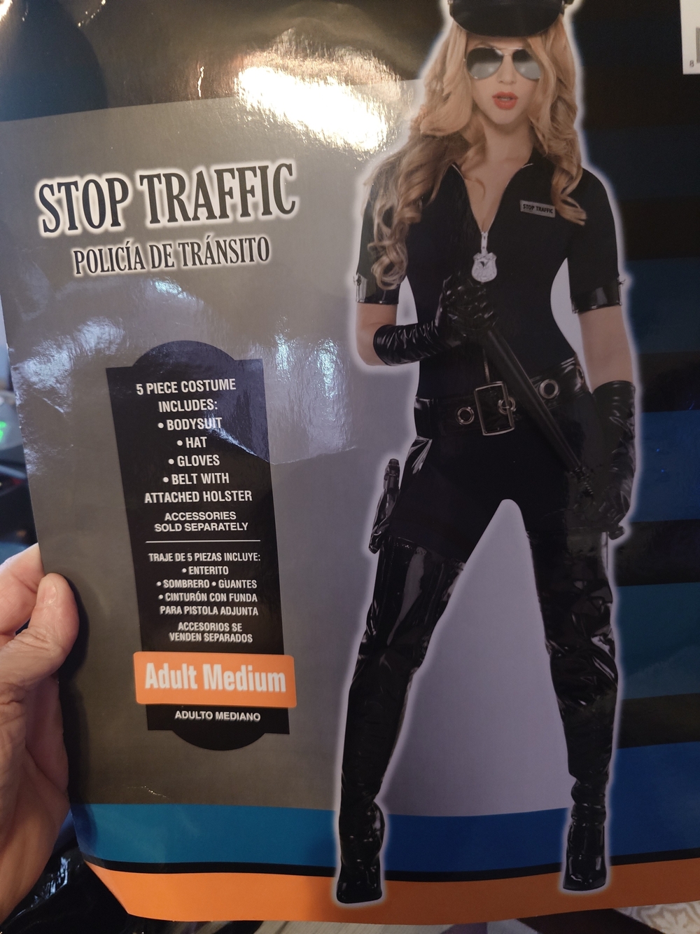 Traffic Women's Black Skinny Jumpsuit Costume with Accessories